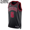 NBA Børn Trøje Chicago Bulls Alex Caruso 6 2022-23 Jordan Statement Edition Sort Swingman